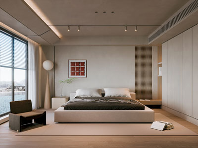 侘寂风卧室