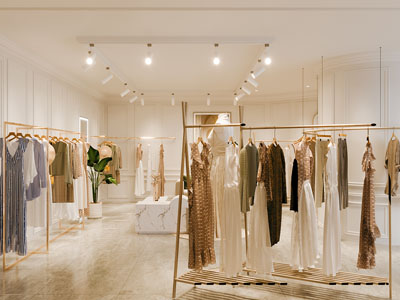 现代女装服装专卖店