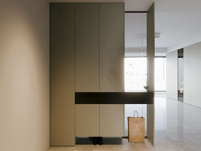 现代玄关门厅 隔断3d模型 现代玄关门厅 隔断