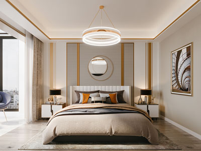 现代轻奢卧室