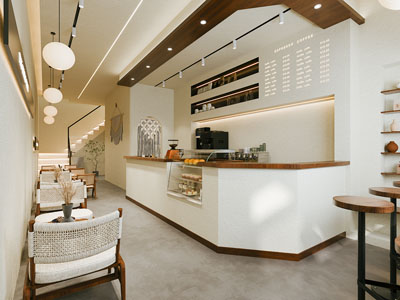 现代中古风咖啡厅