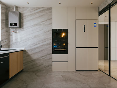 现代厨房3d模型 现代厨房