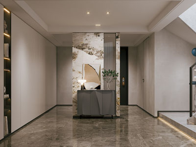 现代玄关门厅3d模型 现代玄关门厅