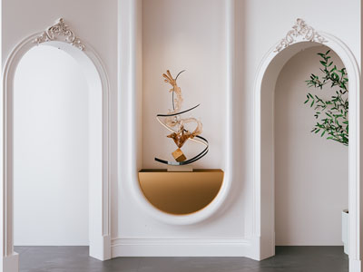 现代玄关景观园艺小品