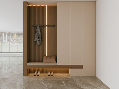 现代玄关鞋柜