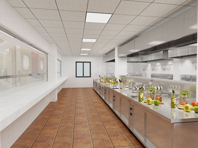 现代酒店饭店餐馆后厨