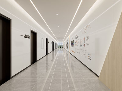 现代办公走廊过道