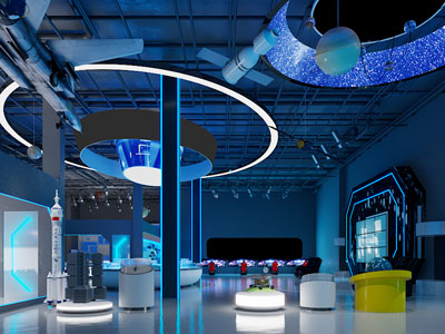 工业风loft航天科技展览馆