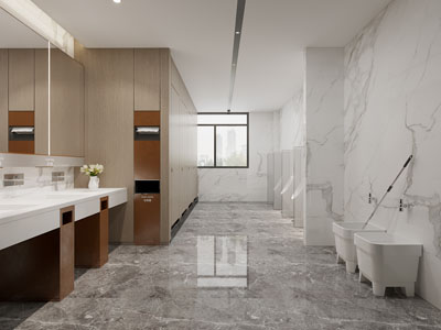 现代公共卫生间 洗手间