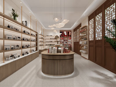 新中式护肤化妆品专卖店