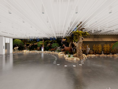 现代地质博物馆 史前生物展厅