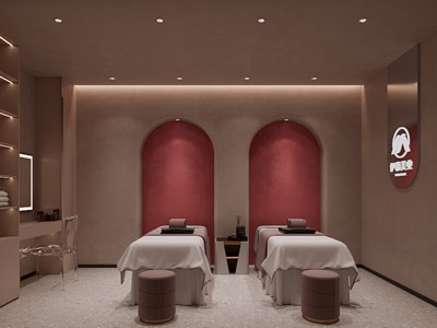 侘寂风美容按摩院