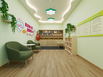 现代心理咨询室3d模型 现代心理咨询室