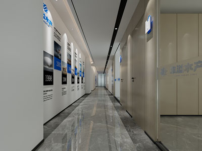 现代办公走廊 公司过道