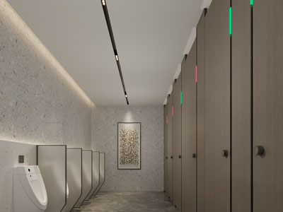 现代公共卫生间 洗手间