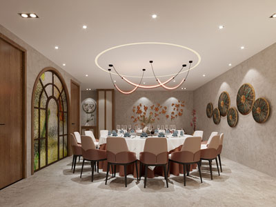 新中式酒店包厢包间