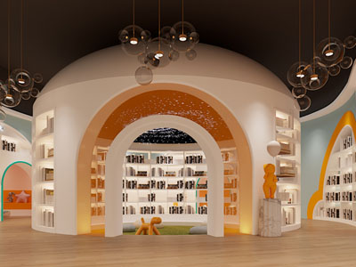 现代阅览室 图书馆 书吧3d模型 现代阅览室 图书馆 书吧