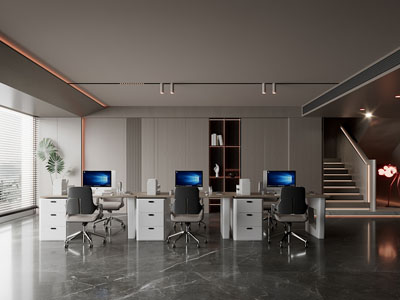 现代公共办公区