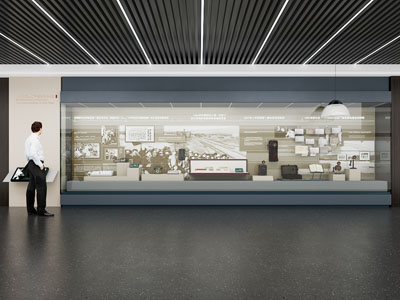 现代立式纪念馆 展厅