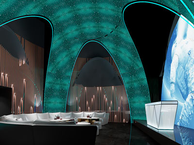 现代科技感KTV包间