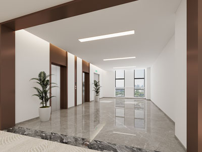 现代电梯间 走廊过道 电梯厅