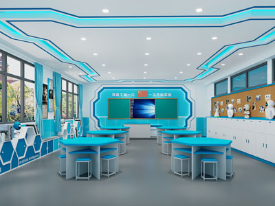 现代儿童科技教室3d模型 现代儿童科技教室