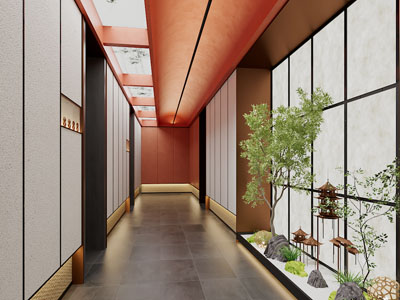 新中式走廊过道