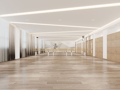 现代舞蹈室3d模型 现代舞蹈室