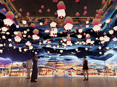 新中式博物馆 对媒体艺术展厅展览