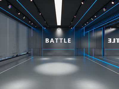 现代舞蹈教室3d模型 现代舞蹈教室