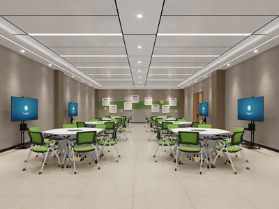 现代科技活动教室3d模型 现代科技活动教室