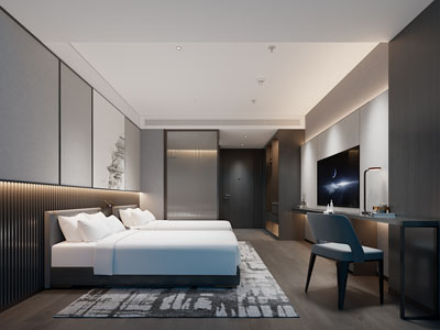 新中式酒店客房