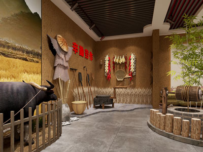 现代农作物展厅展览 粮食传承馆