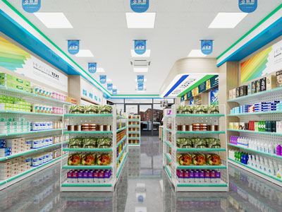 现代百货超市 便利店3d模型 现代百货超市 便利店