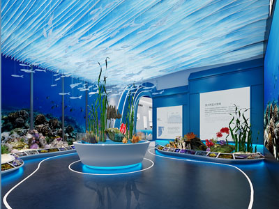 现代海洋生物展厅展览