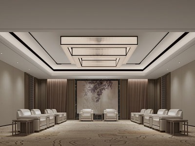 新中式贵宾室 接待厅