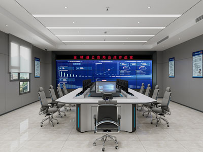现代大数据指挥中心 监控室