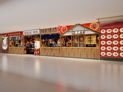 日式饭店餐馆门头