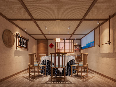 新中式酒店包厢包间