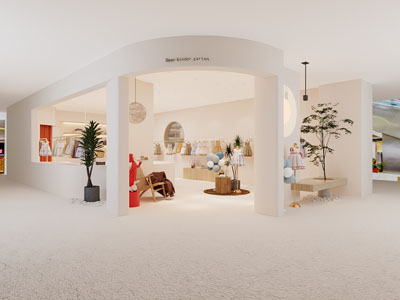 现代儿童服装专卖店