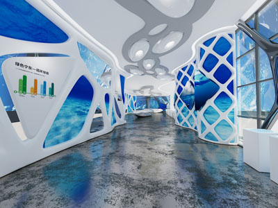 现代科技感展厅展览