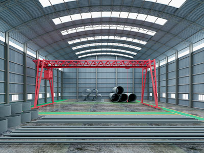 现代厂房 钢筋棚 仓库