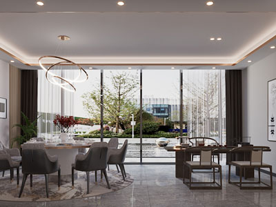 新中式酒店包厢包间