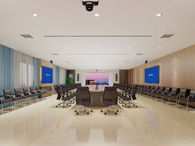 现代会议室 报告厅3d模型 现代会议室 报告厅
