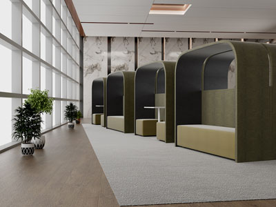 现代办公休闲区 休息区