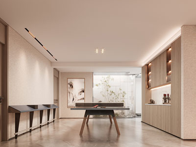 现代乒乓球室 活动休闲室