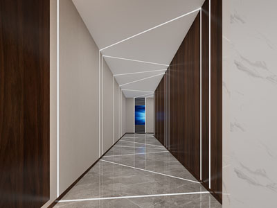 现代走廊过道