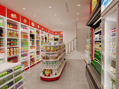 现代零食专卖店 百货超市 便利店3d模型 现代零食专卖店 百货超市 便利店