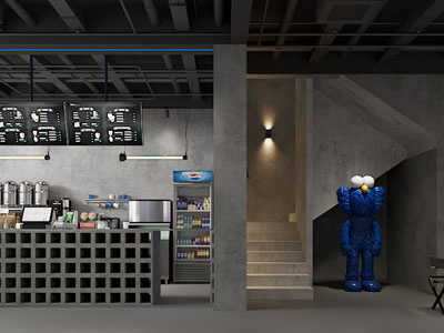 工业风loft咖啡厅