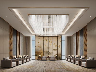 新中式贵宾室 接待厅